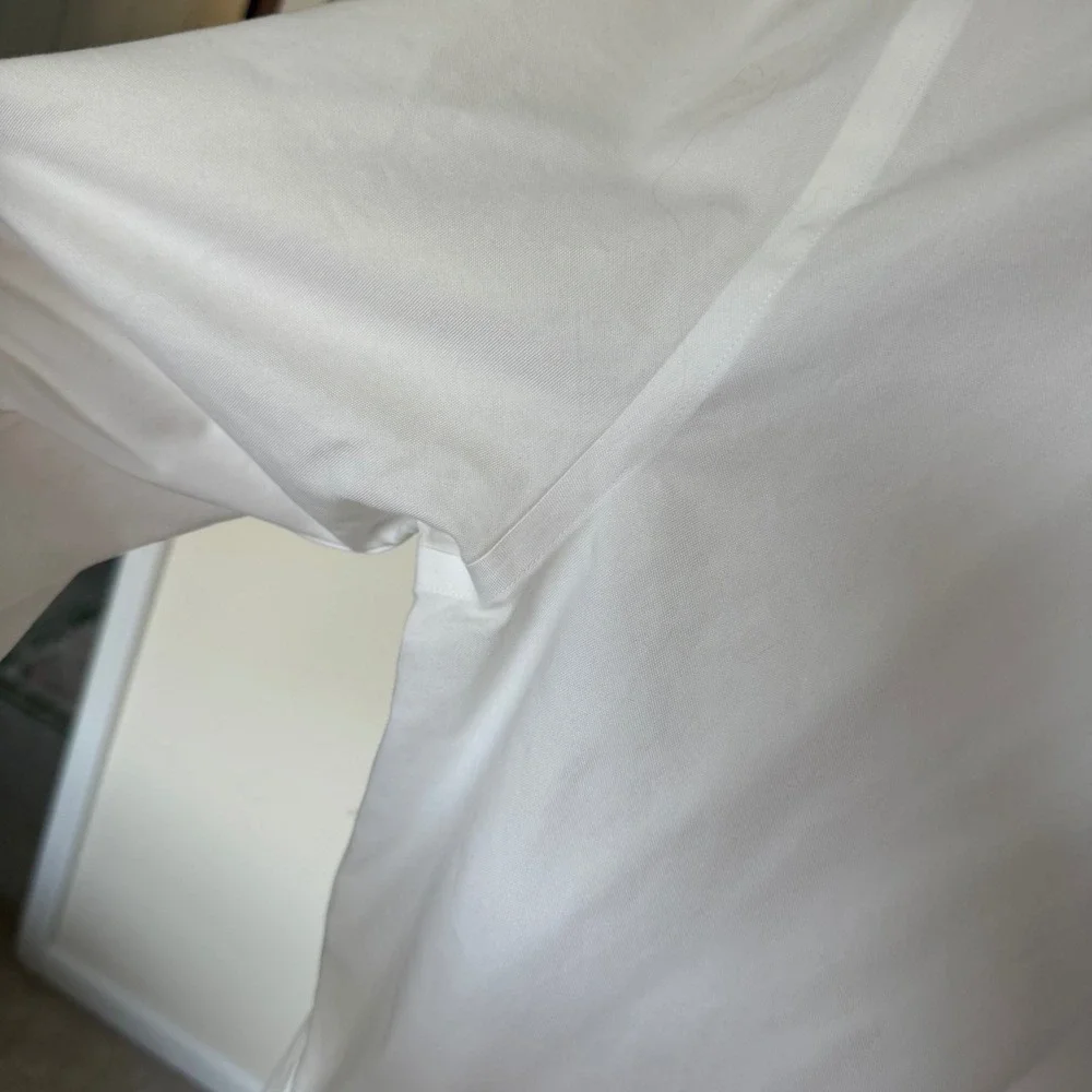 Banana Republic XL White Non-Iron Cotton Standard Fit Dress Shirt